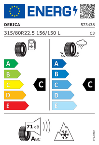 315/80R22,5 156/154M Debica DRS2